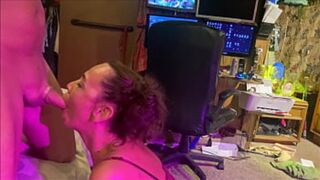 Stepmom's Slobbering Slurp-a-Thon on Her Stepson's Lucky Stick