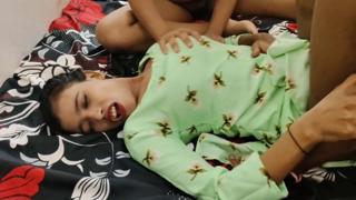 Double Penetration Frenzy: Three Some Sex with Komal and Neha in Heat-Inducing Action!