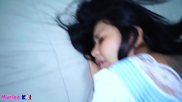 Asian MILF maid sucks and fucks hard