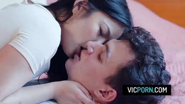 Cute petite Asian teen Lulu Chu gets fucked in cowgirl