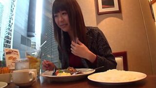 Sae' with her straight brown hair, office girl turned sexual toy!