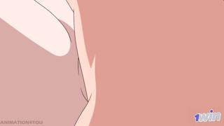 Fleshy Naruto anime babes gangbang Hinata's creamy pie