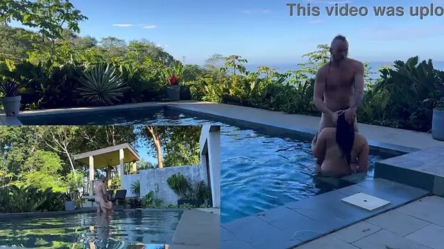 Asian whore moans during rough outdoor anal and blowjob