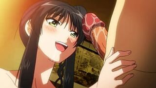 Perfect Hardcore After a Massive Blowjob with Hentai GF - Raw