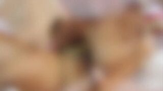Asian Beauty Takes Extreme Double Penetration