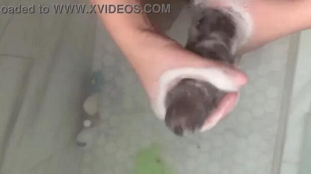 Asian teen worships stepdad's huge black cock