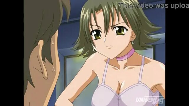 Young virgin boy takes his MILF teacher's busty boobs and pussy licked