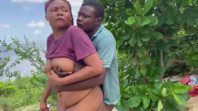 Asian girlfriend receives rough outdoor fuck from European pornstar