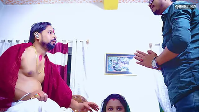 Tharki Dhogi Baba pleases Bhabhiji with birth story and creampie ( audio)