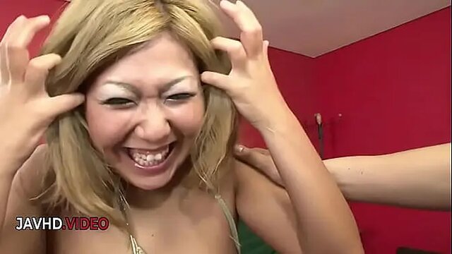 Asian bombshell Rui Akiyama teases with big tits before deepthroat blowjob and hardcore fuck