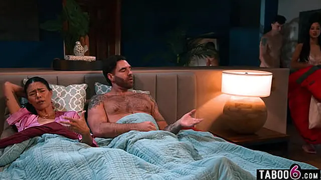 girlfriend share a room during house renovation