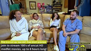 Channy Crossfire Feet Give Doctor Tampa His 1st Footjob EVER On Beat2FeetCom