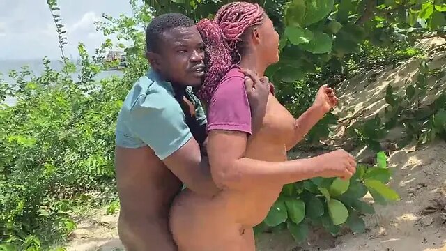 Asian beauty gets a rough pounding on the beach