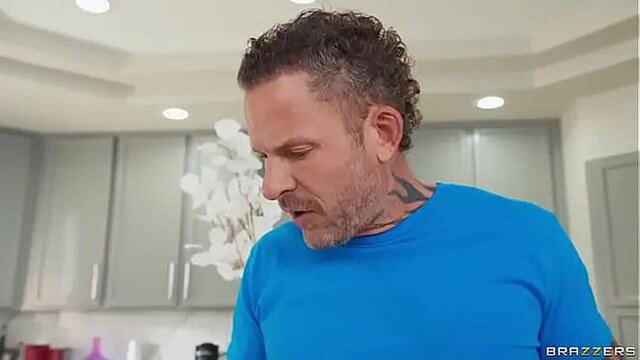 Athletic Asian beauty Sami Parker deep throats and gags on cock