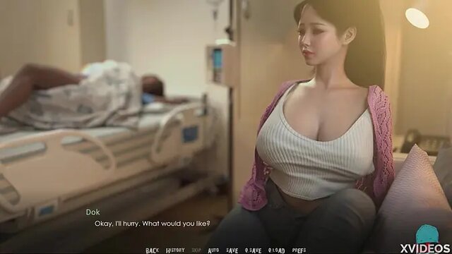 Busty Asian MILF and Teen in steamy roleplay