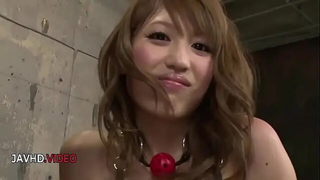 Japanese cutie Meri Kanamis gets deep tied up and fucked