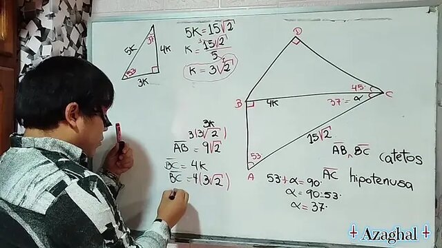 Asian teacher seduces student in bedroom math lesson