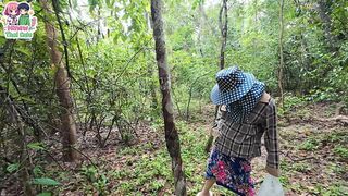 Thai teenagers get lost in the forest and get horny, so they have sex.
