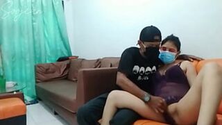 Old Asian sister eagerly explores pleasure, can't resist screaming