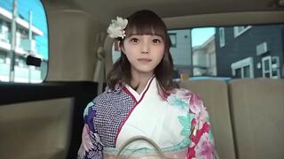 Hidden big breasts G cup 20-year-old on the way home from coming-of-age ceremony 1