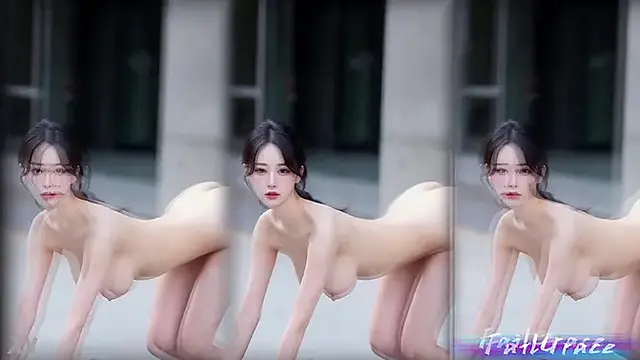 AI-generated TikTok fails with cute Korean BJ dance