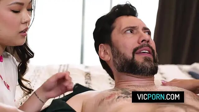 Asian teen Lulu Chu shares her boyfriend with bestie Kylie Rocket